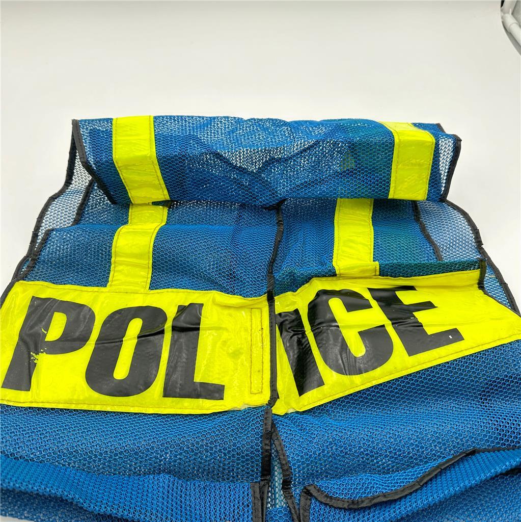 Vintage Police OFFICER SAFETY VEST Blue