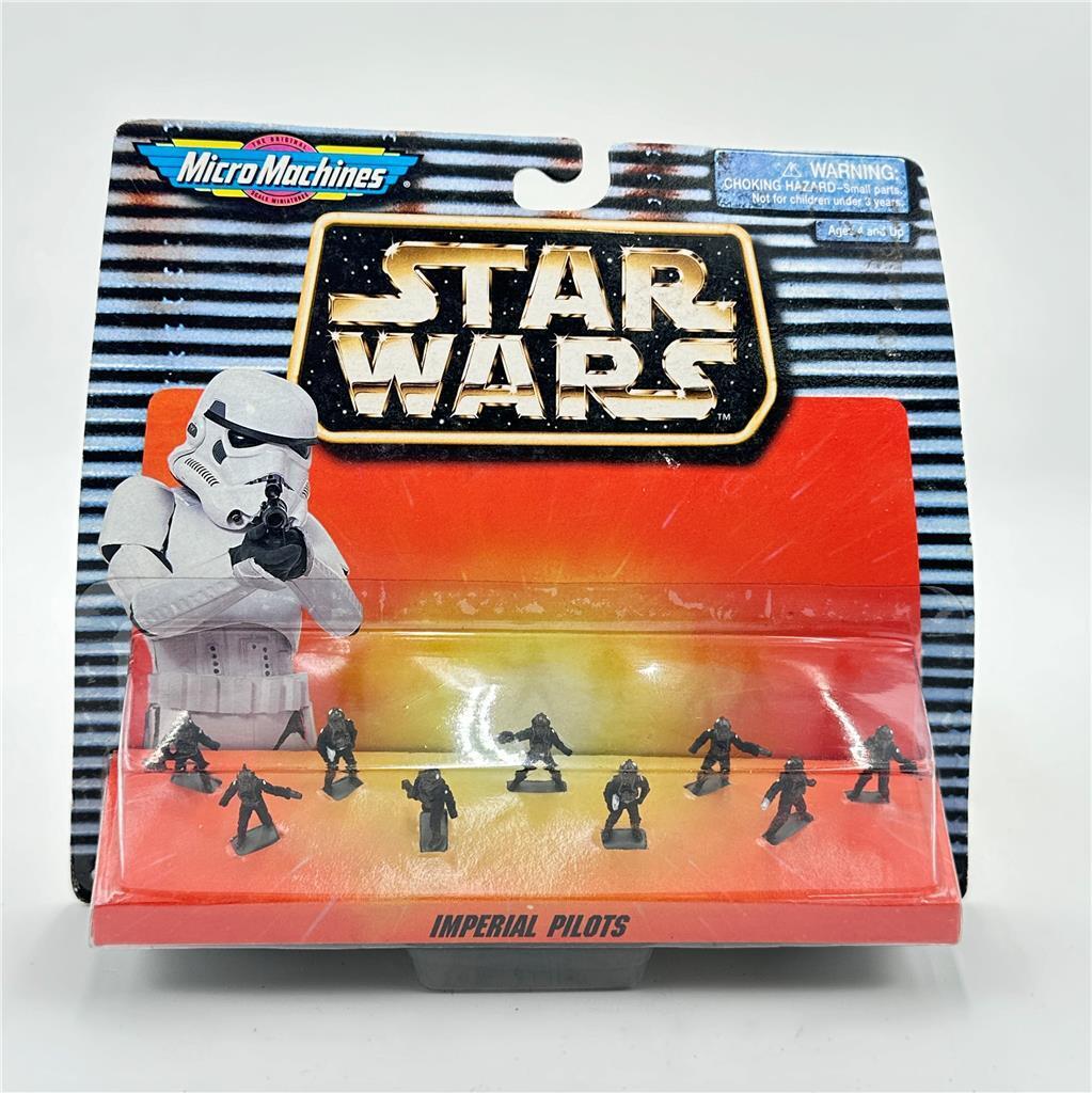 Star Wars Micro Machines Space Imperial Pilots 1996 Galoob Toys New in Box