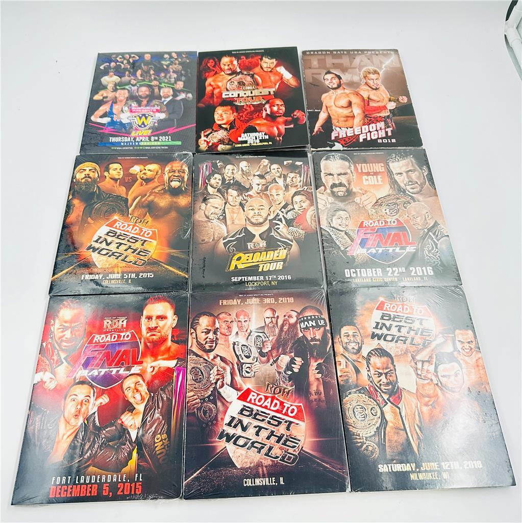 Lot of 14 ROH Wrestling DVDS
