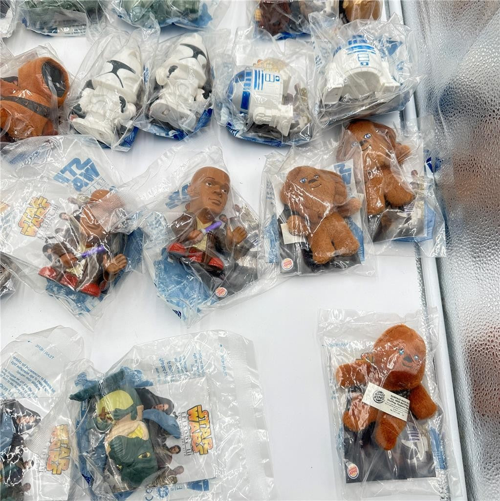 STAR WARS Episode 3 Revenge of the Sith Burger King Toys Sealed Lot of 41 2005