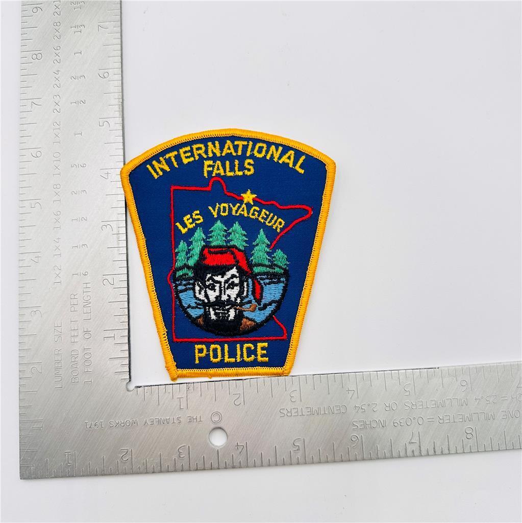 International Falls Les Voyageur  Police Patch