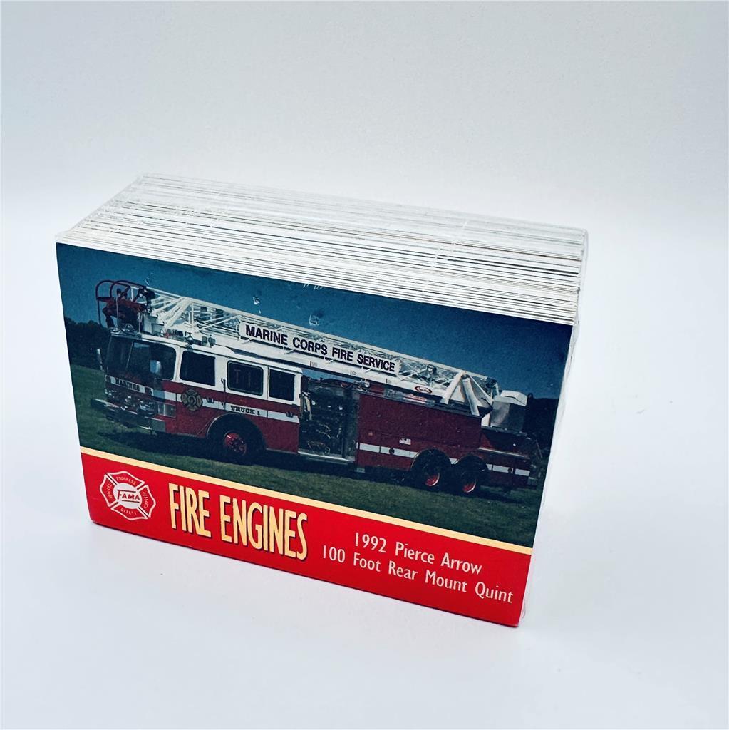 1993 Premium Fire Engines Series 2 Trading Card Set (100 cards)
