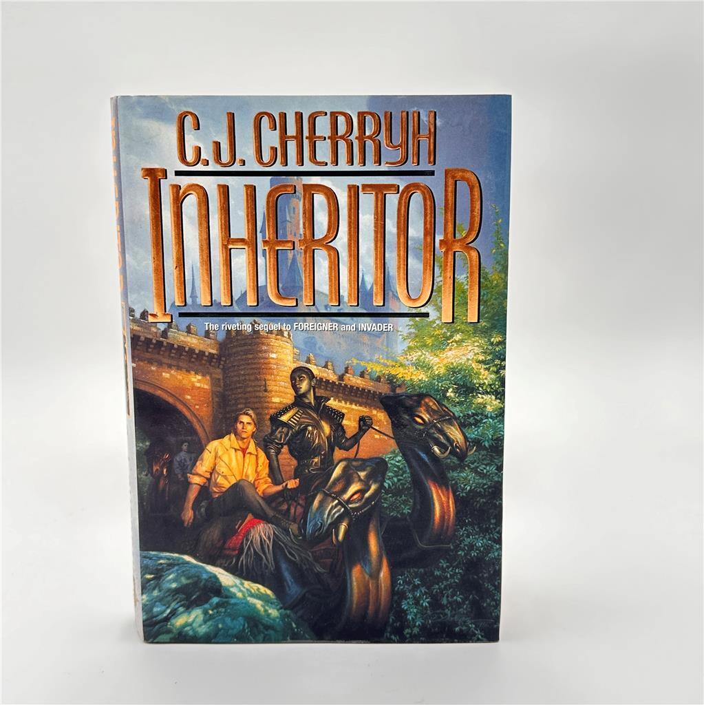 5 Books  by Cherryh, C. J. Inheritor, Invader, Defender, Foreigner, Ride at the