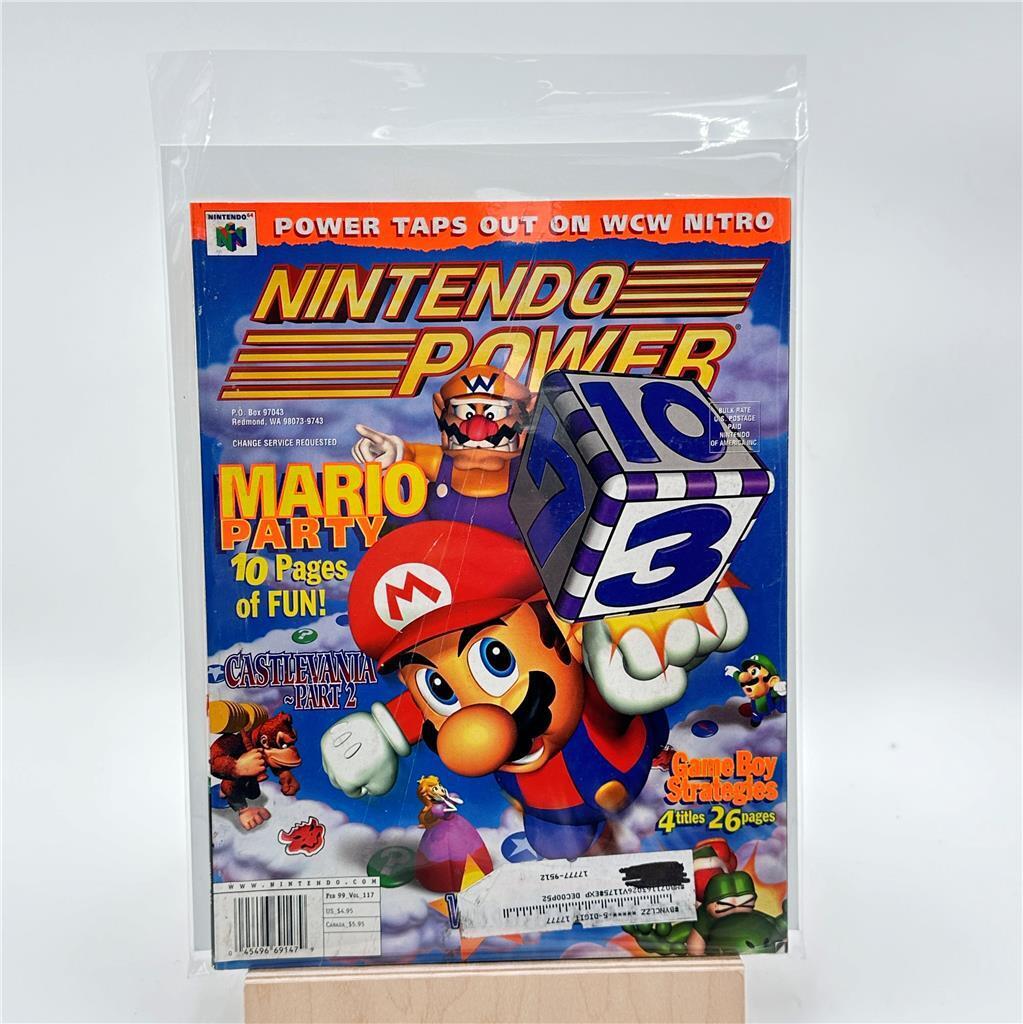 Nintendo Power Vol 117 Mario Party Magazine with Rampage 2 Poster
