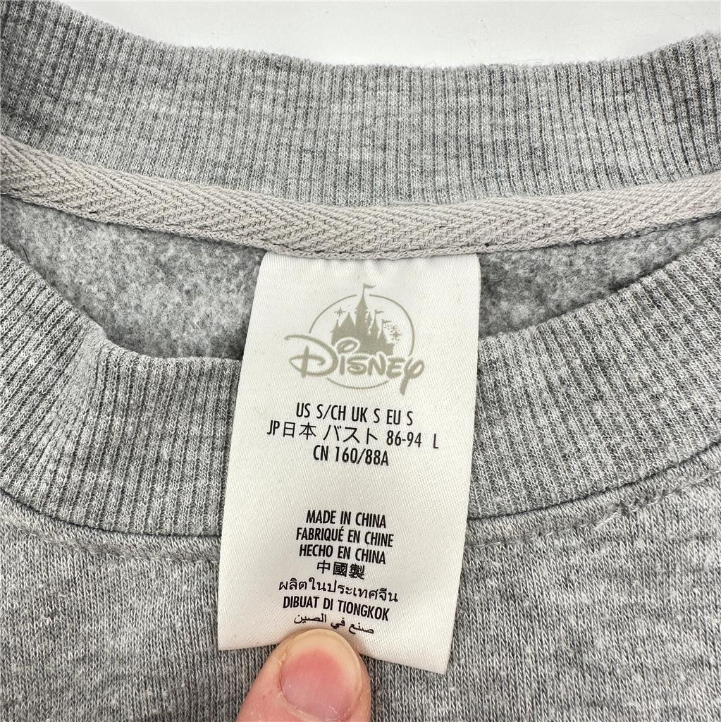 Disney Parks Mickey Mouse Quilted Sweatshirt Size Small