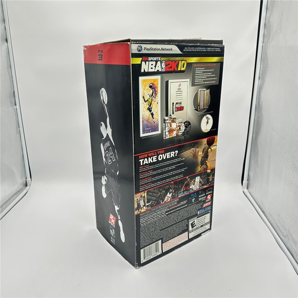 NBA 2K10 Playstation 10th Anniversary Edition Kobe Bryant Locker No Game