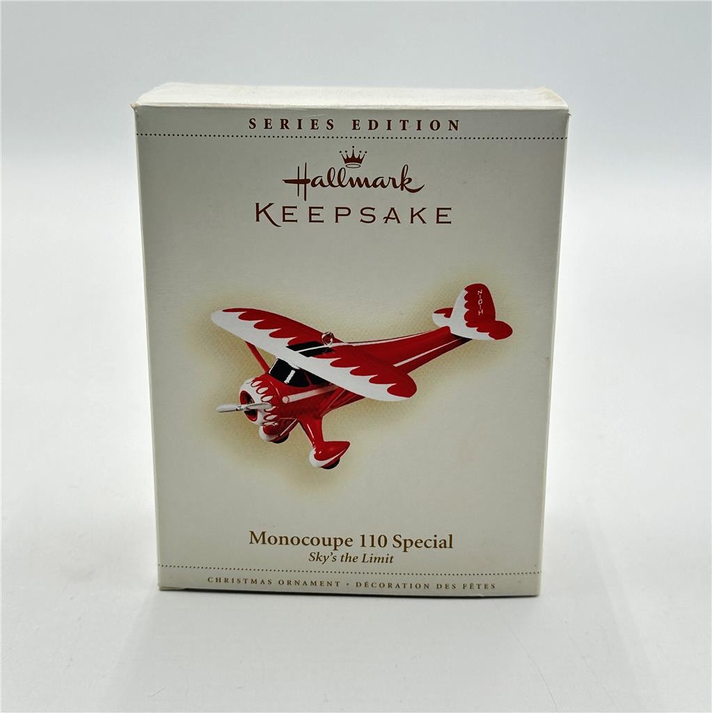 2006 Hallmark Keepsake Ornament Monocoupe 110 Special #10 In Sky's The Limit