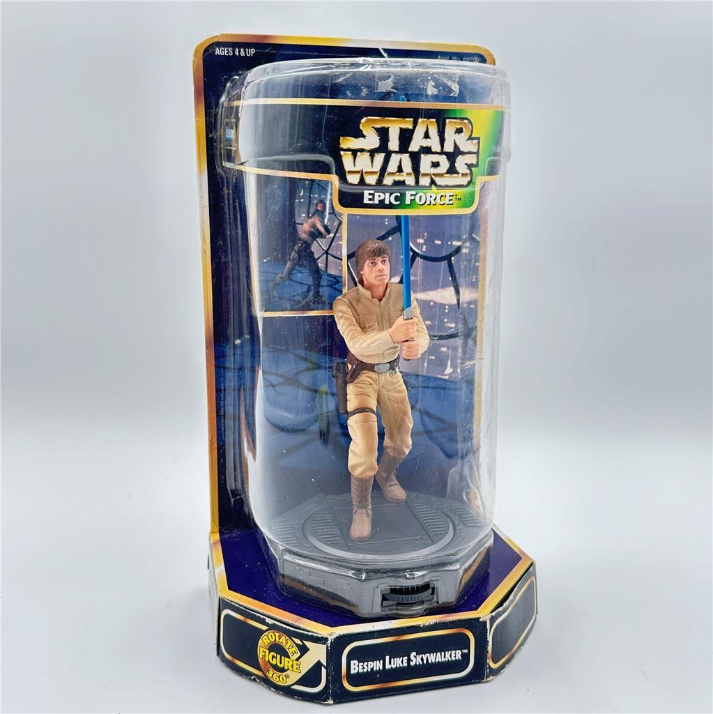 Star Wars Epic Force Bespin Luke Skywalker Rotating Figure 360 Hasbro 1997 - New