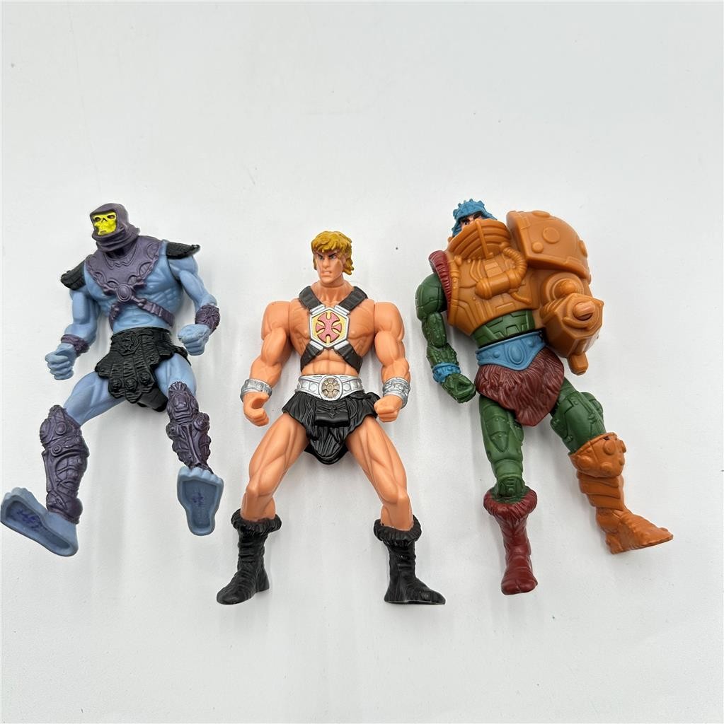 He-Man Mattel Masters of the Universe McDonald's Toy Action Figures Lot of 3