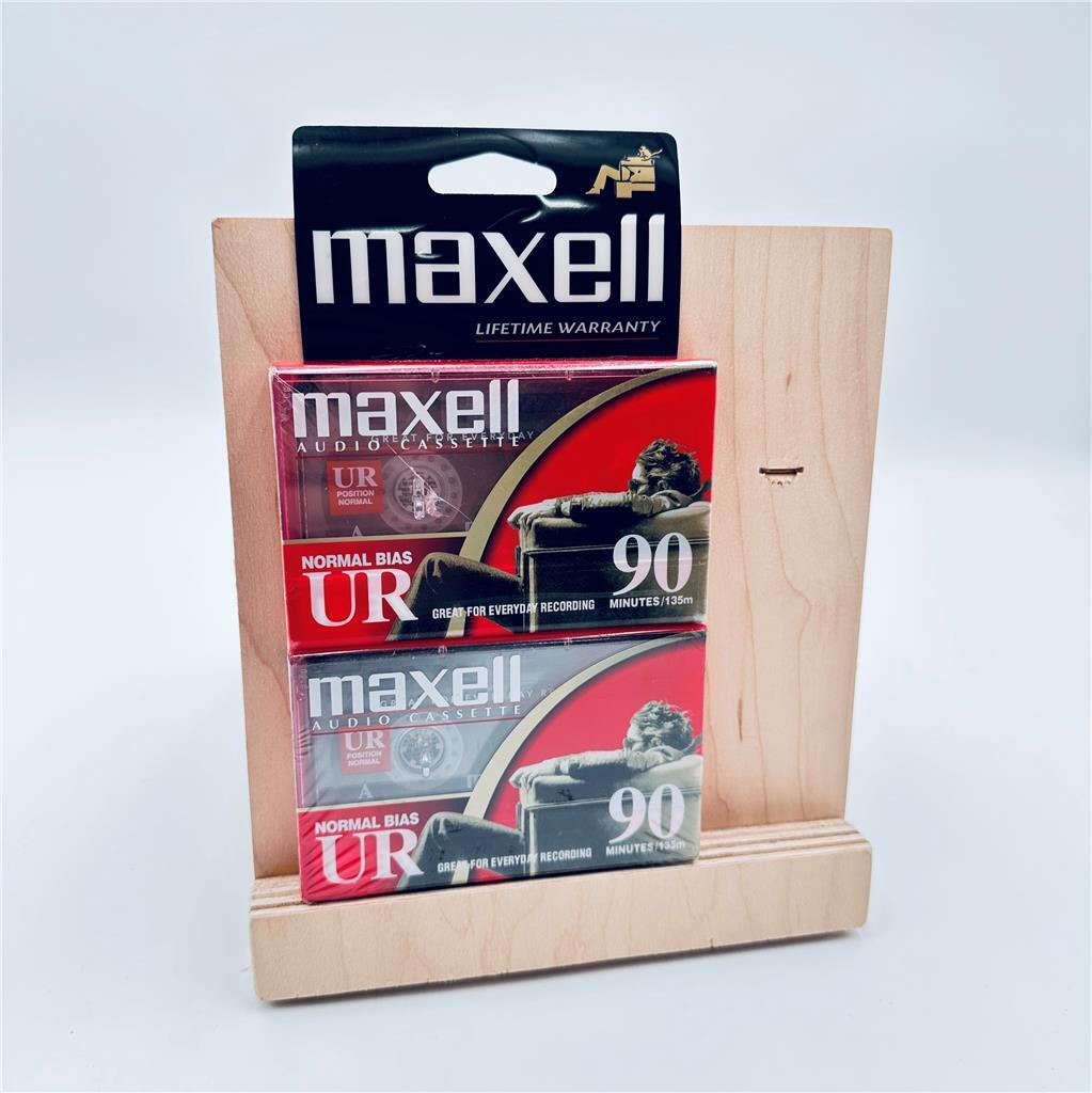 Maxwell Audio UR 120 Blank Cassette Tapes Normal BIAS Set Of 2 NEW SEALED