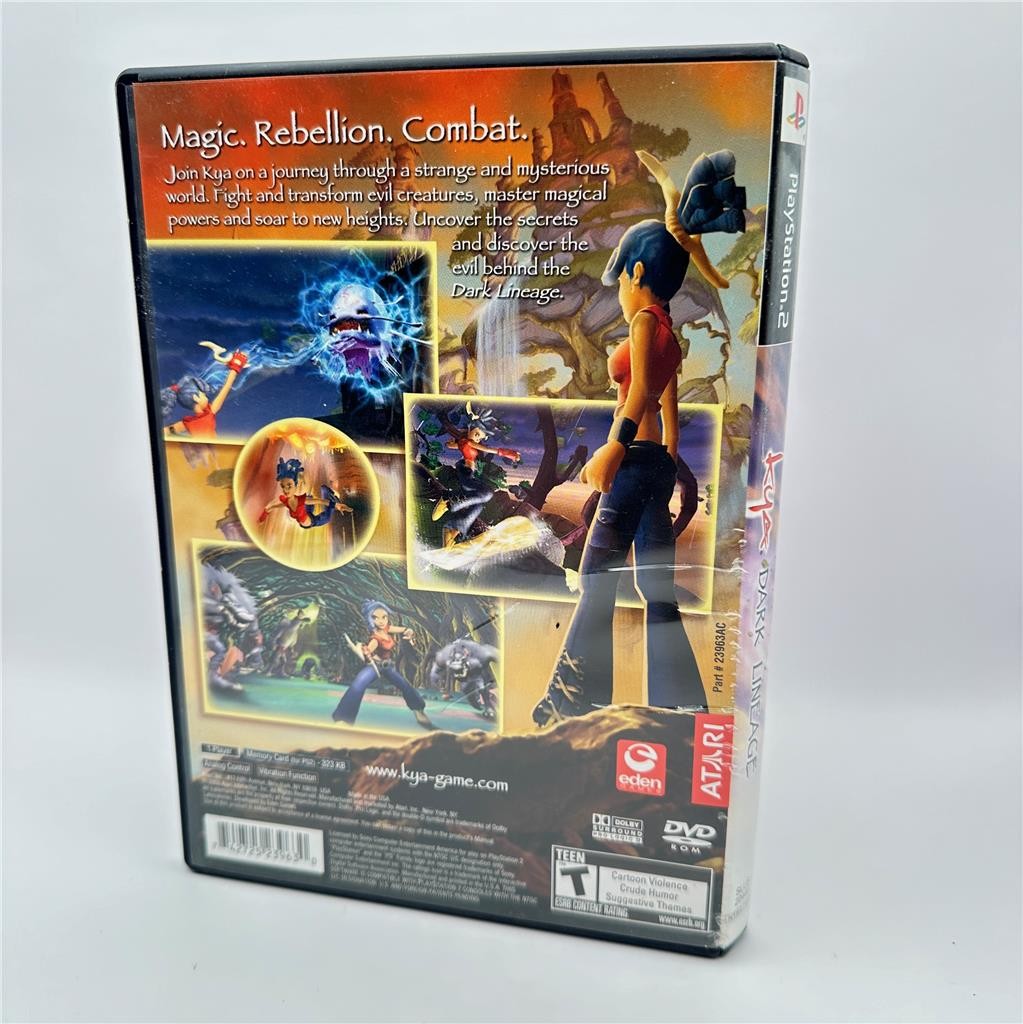 Kya: Dark Lineage (Sony PlayStation 2, 2003) WITH MEMORY CARD