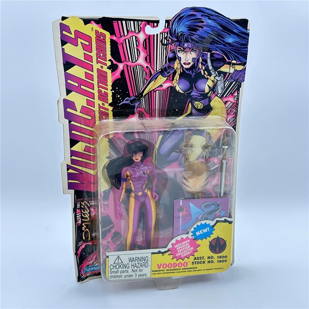 Wild C.A.T.S VOODOO Action Figure Vintage 1995 Jim Lee SEALED