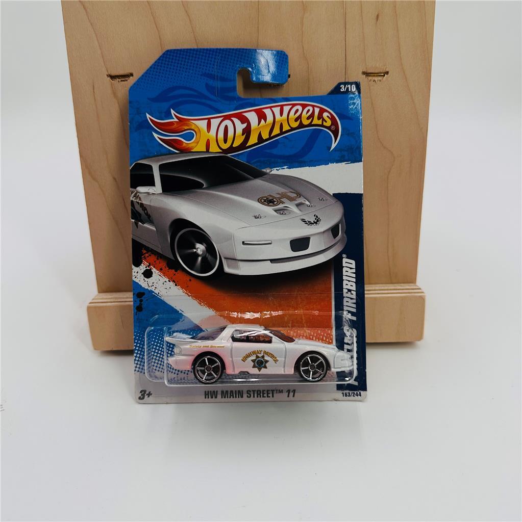 Hot Wheels HW MAIN STREET '11 ~ PONTIAC FIREBIRD (White) (163/244)