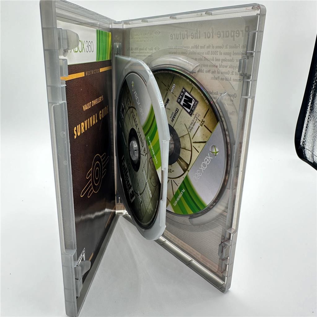 Fallout 3 - Game of the Year Edition (Microsoft Xbox 360, 2009) GAMESTOP COVER