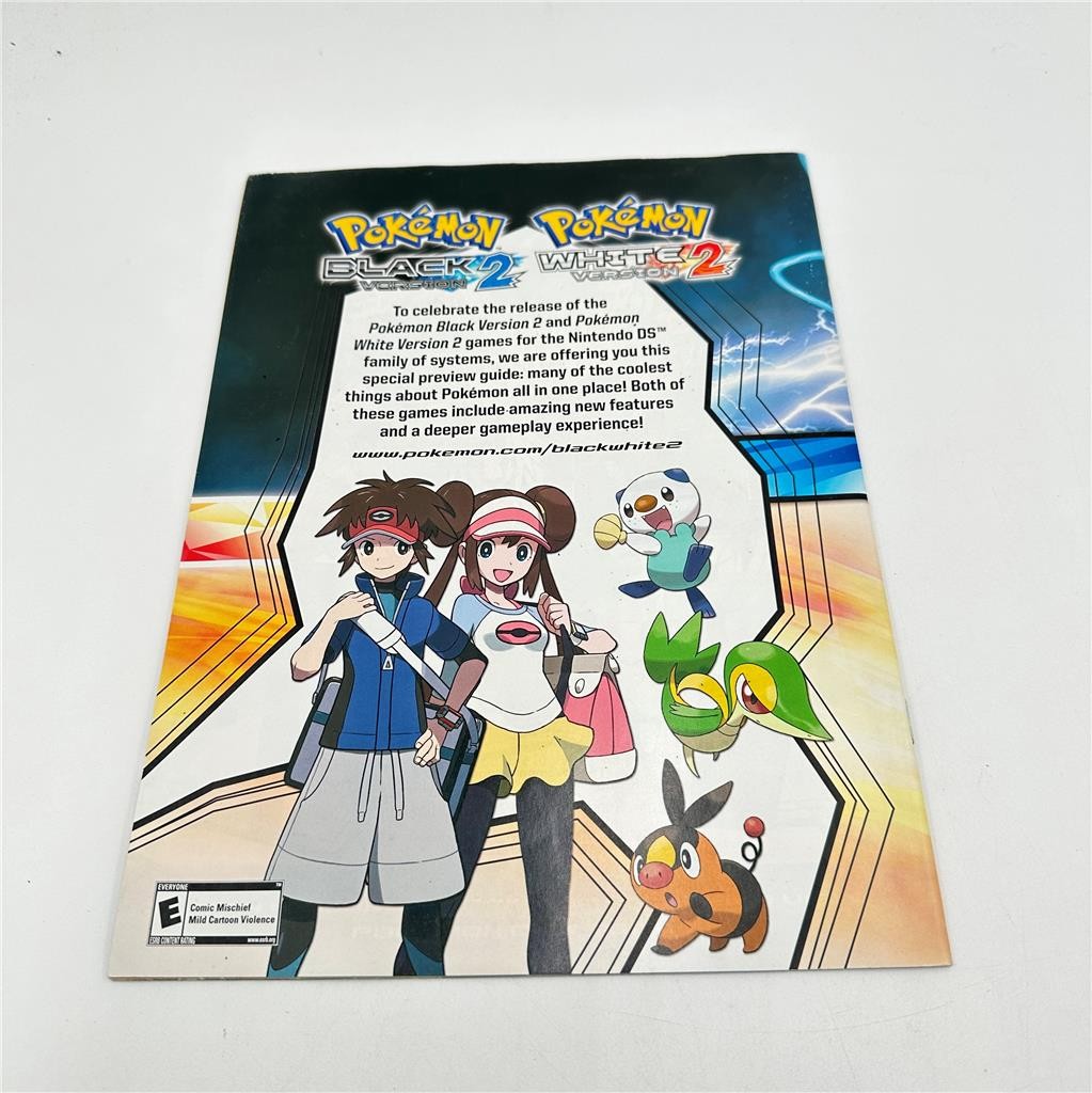 Pokemon Black & White 2 Preview Guide Marketing Nintendo 3DS Promo Booklet