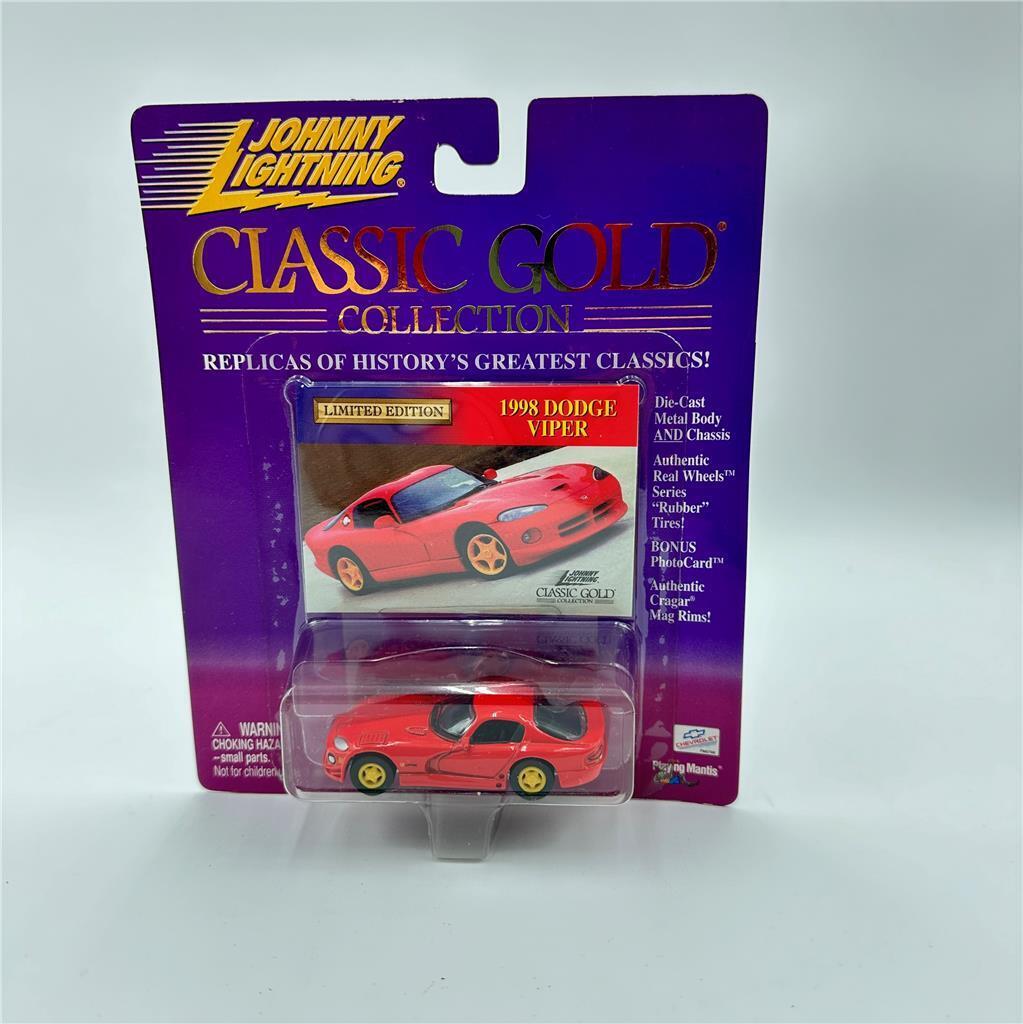 Johnny Lightning Classic Gold 1998 Dodge Viper
