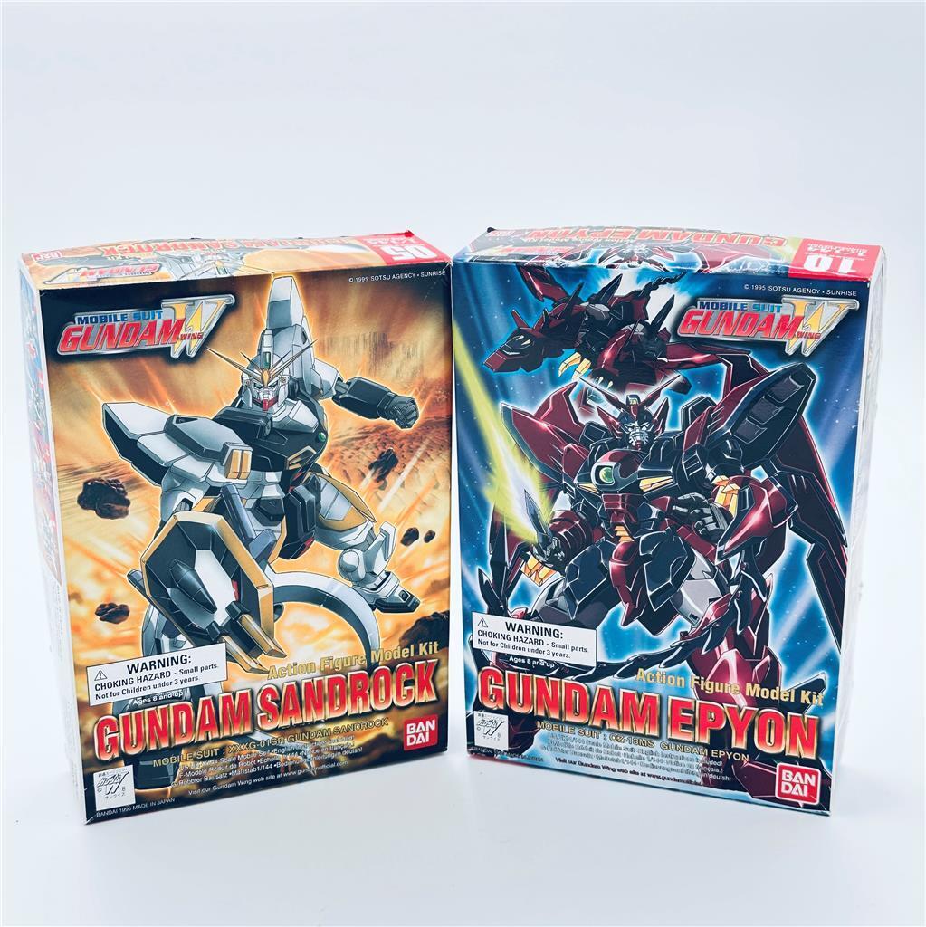 1995 Bandai Gundam Wing Epyon and Sandrock Action Figure Model Kit OZ-13MS 1/144