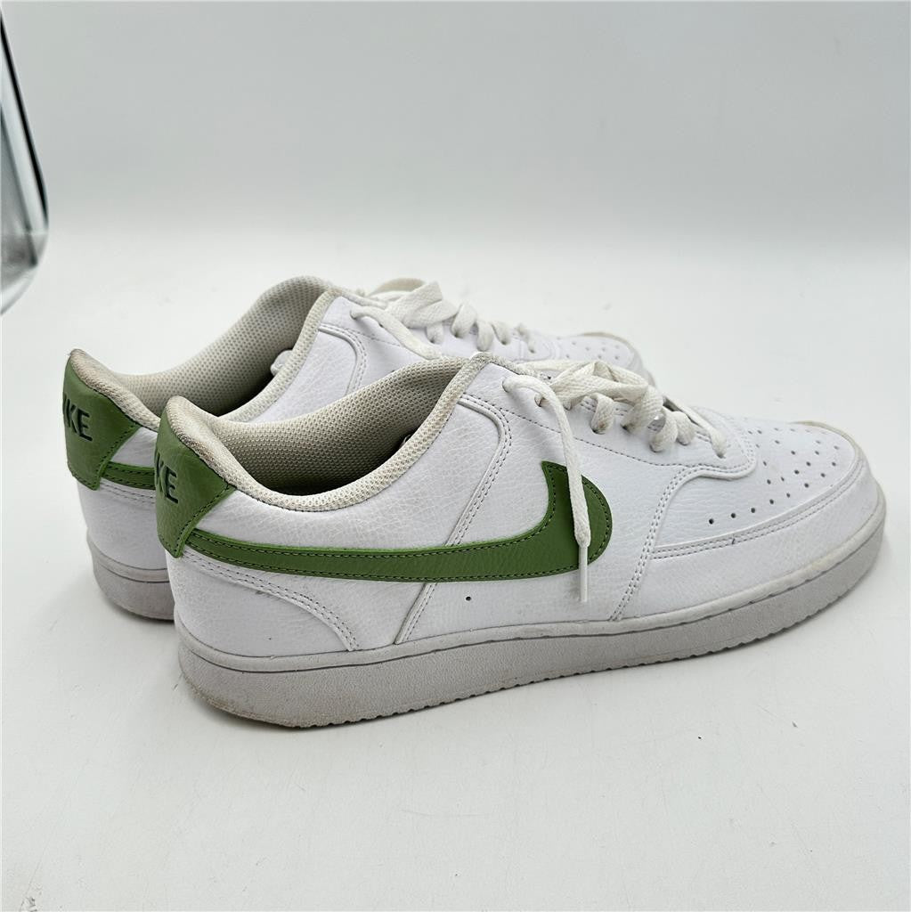 Size 11 Nike Court Vision Next Nature Low White Oil Green See Description