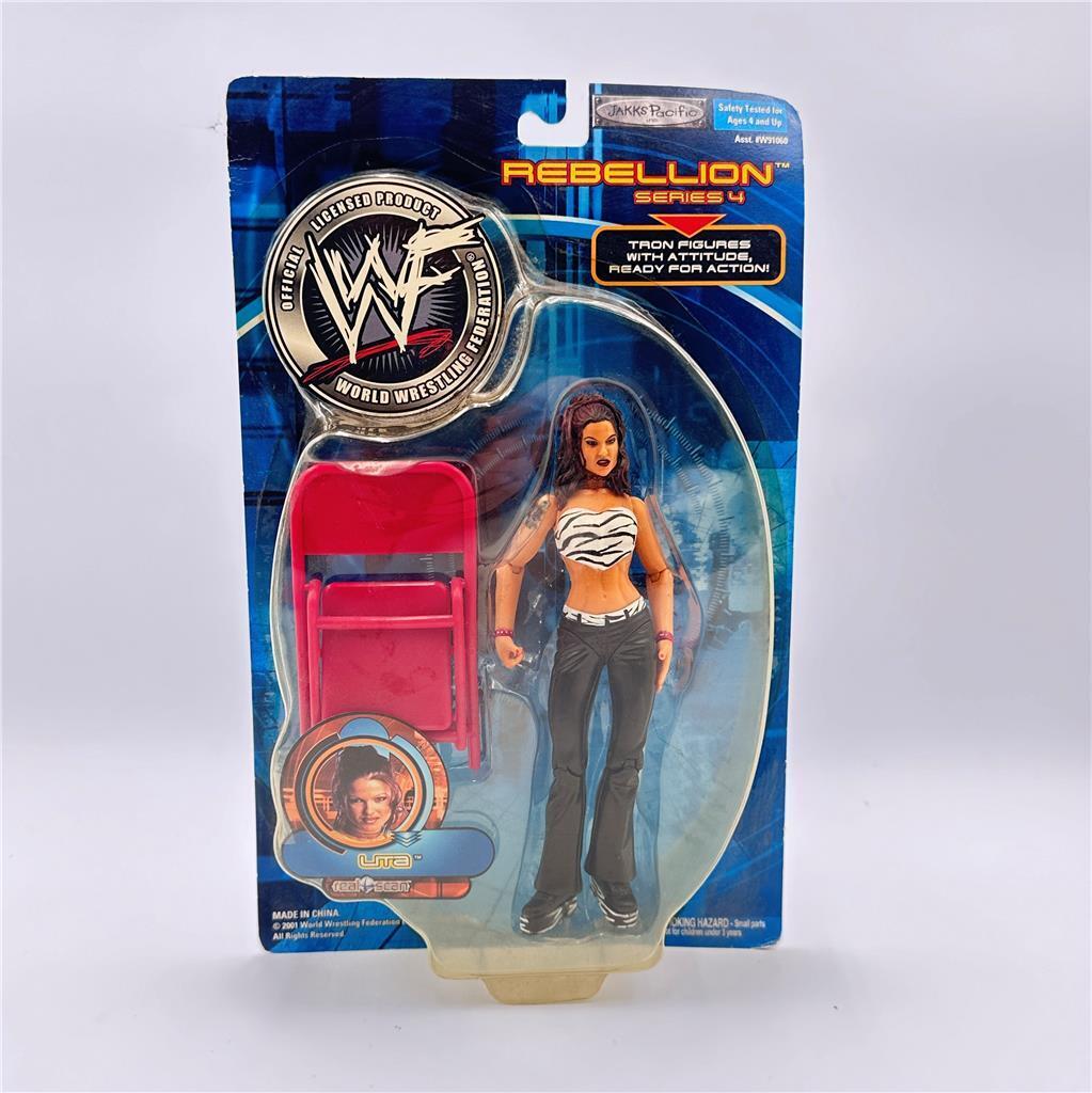 2001 Jakks Pacific WWF LITA 7" Action Figure Rebellion Series 4 - New