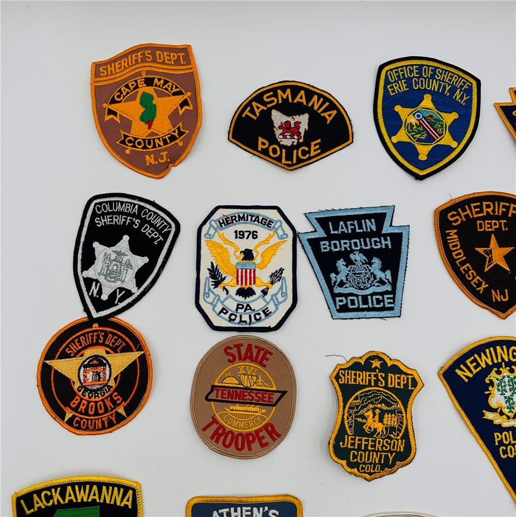 Police Law Enforcement Patches  Lot of 25
