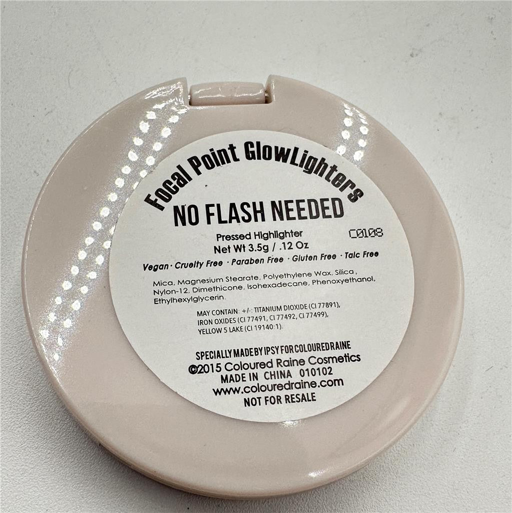 Coloured Raine Focal Point Glowlighter Pressed Highlighter No Flash Needed .12oz
