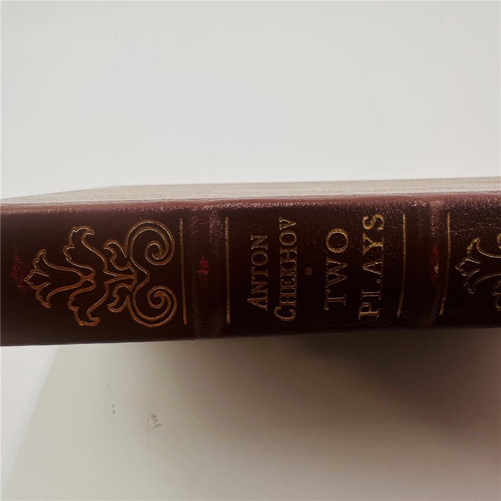 TWO PLAYS of ANTON CHEKOV Cherry Orchard Three Sisters Easton Press Leather HC
