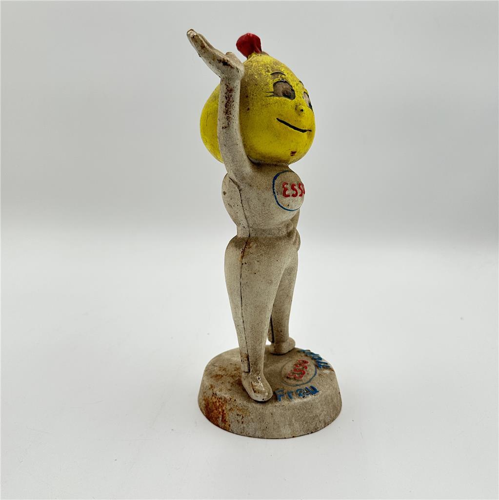 CAST IRON ESSO GIRL "Mrs. Drip" COIN BANK