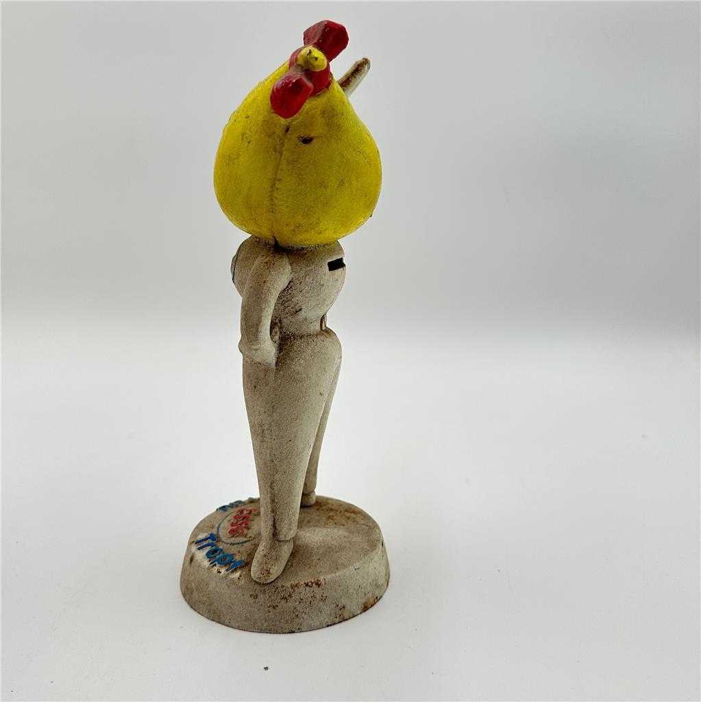 CAST IRON ESSO GIRL "Mrs. Drip" COIN BANK