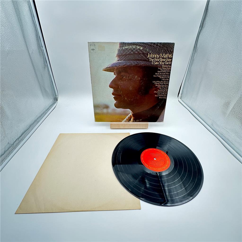 JOHNNY MATHIS - THE FIRST TIME EVER (I SAW YOUR FACE) Vinyl Record