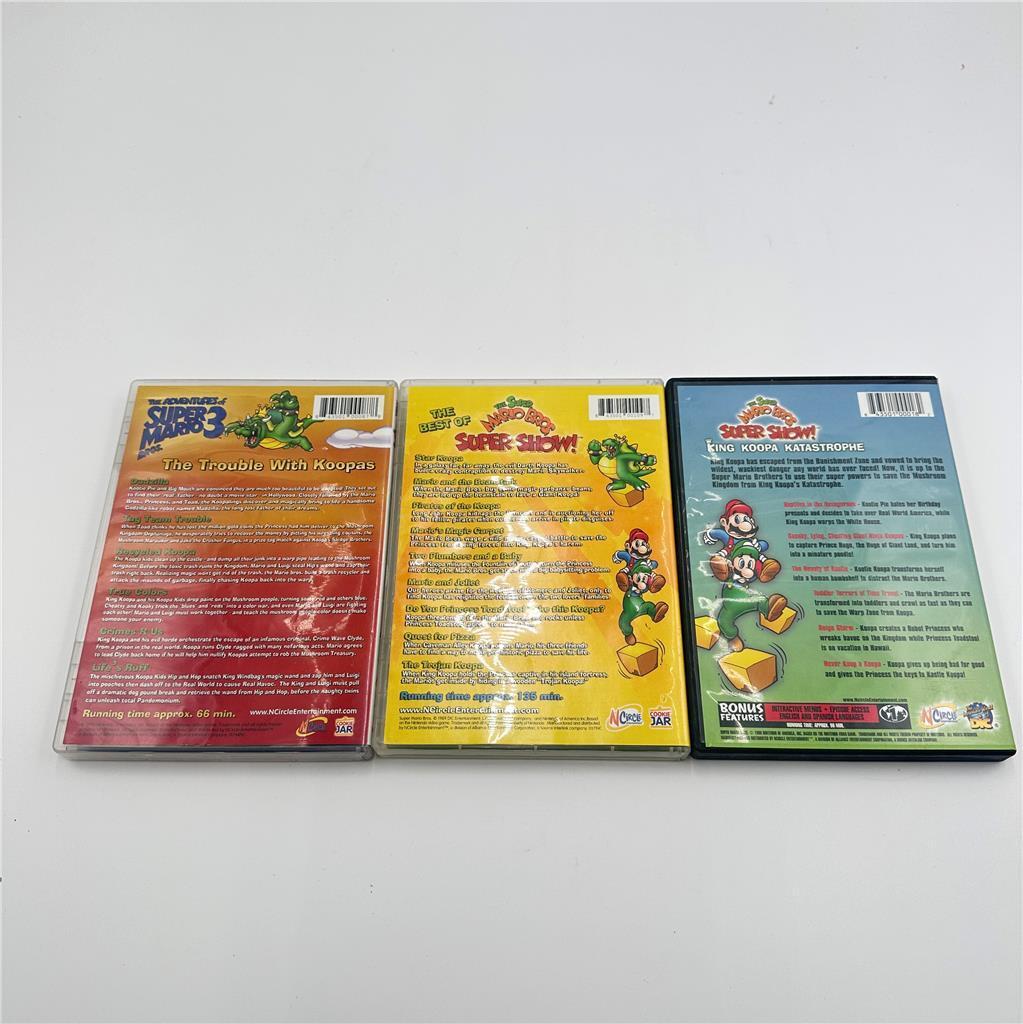 Lot of 3 Super Mario Bros. DVDs