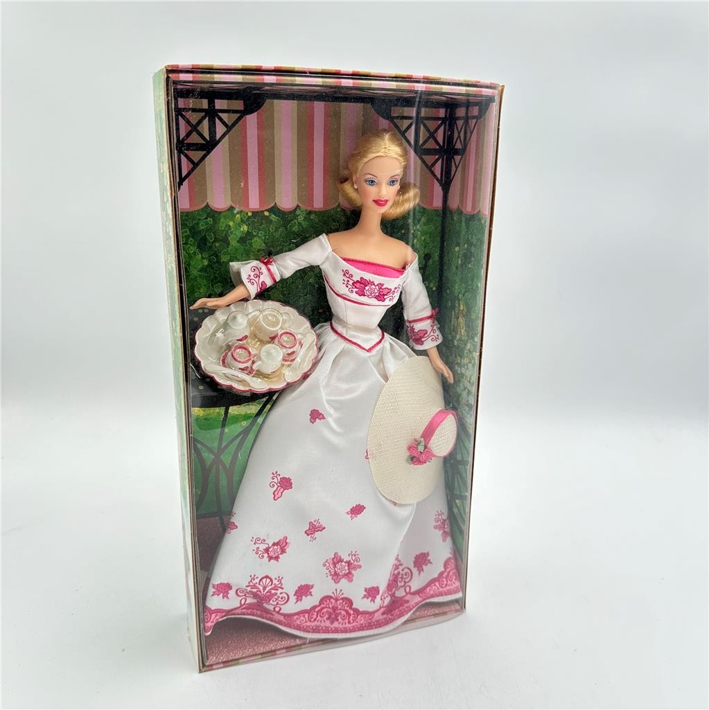 Barbie Victorian Tea - Caucasian Blonde Doll 2002 Mattel, #B0787 2002