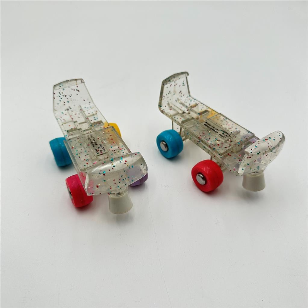 Build a Bear Glitter Rainbow Rollerskates