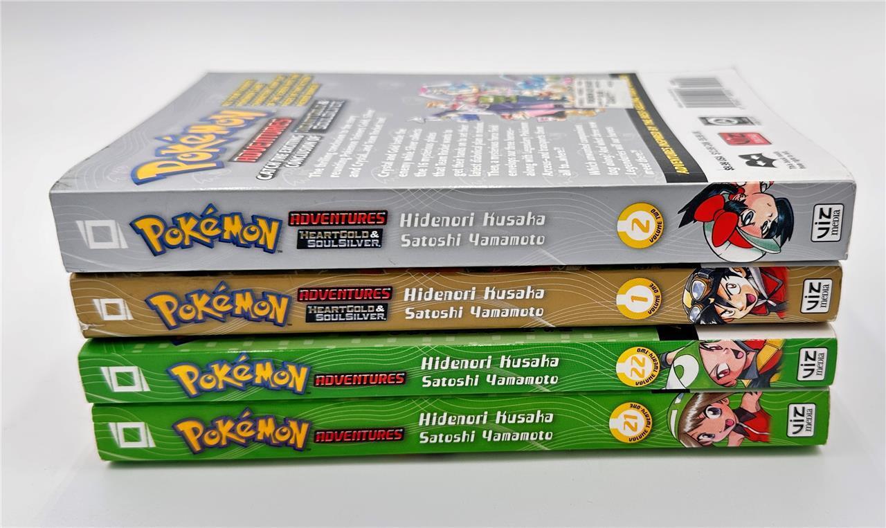 4 Pokemon Adventures Books