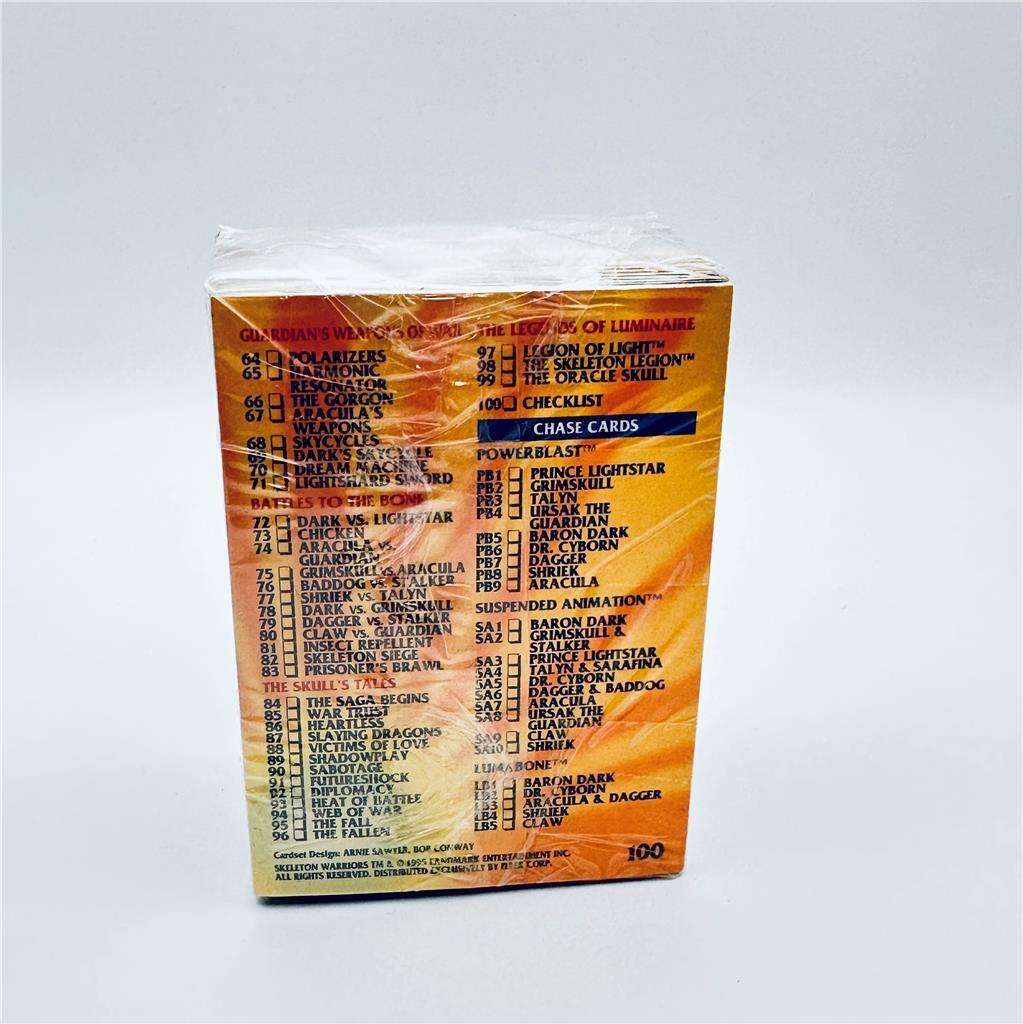 1995 FLEER ULTRA SKELETON WARRIORS 100 CARD SET