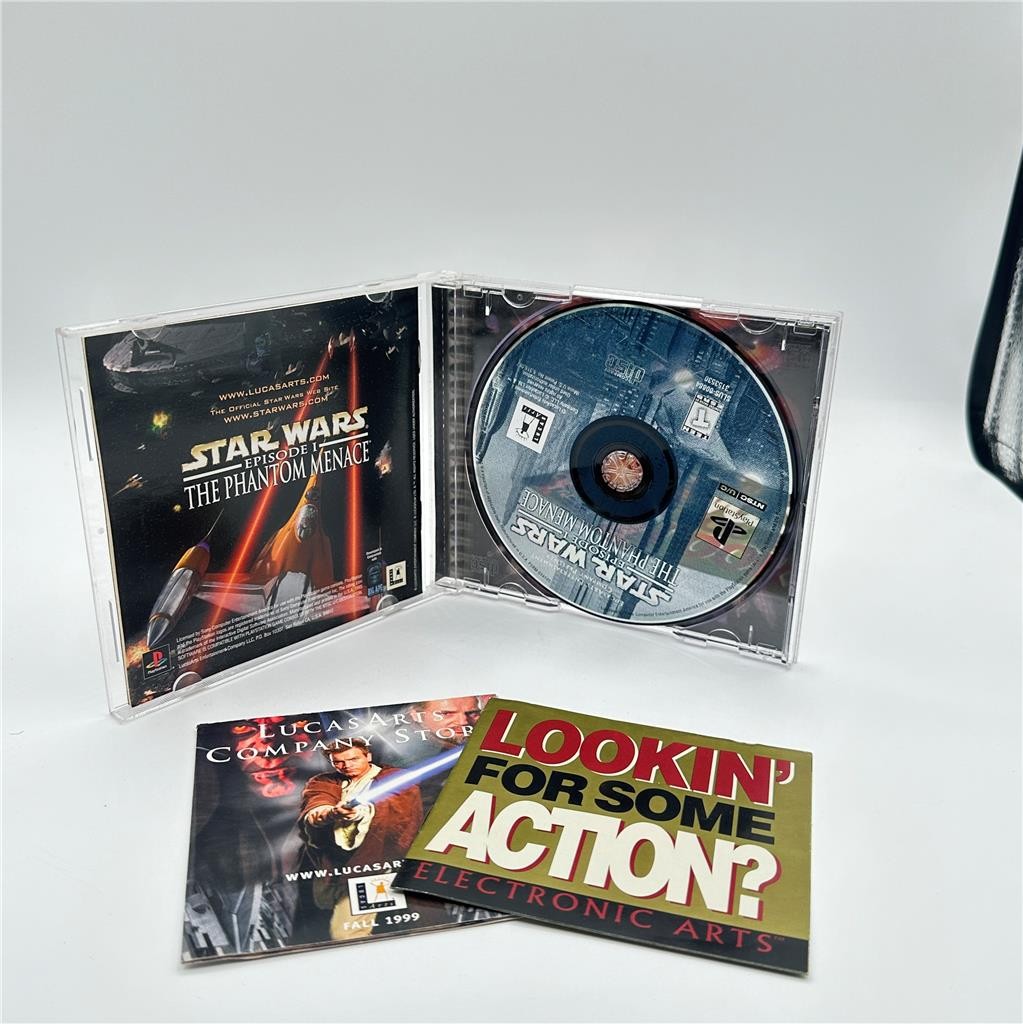 Star Wars Episode I The Phantom Menace PS1 1st Print Complete  WITH INSERTS