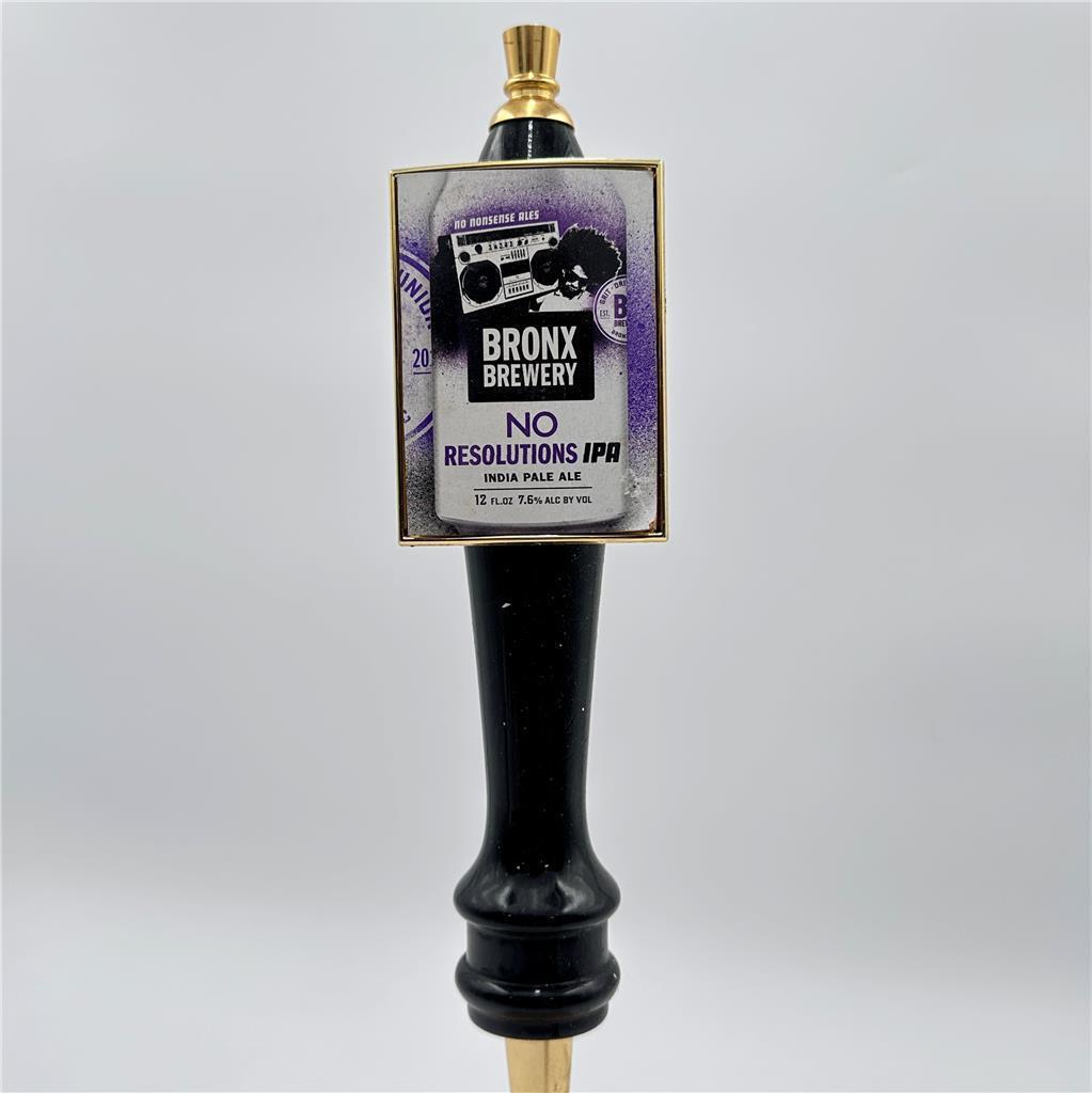 Bronx Brewery No Resolutions IPA Beer Tap