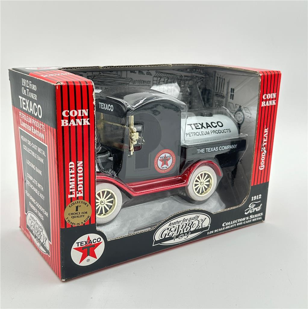 Gearbox Texaco 1912 Ford Pickup Truck Diecast Coin Bank