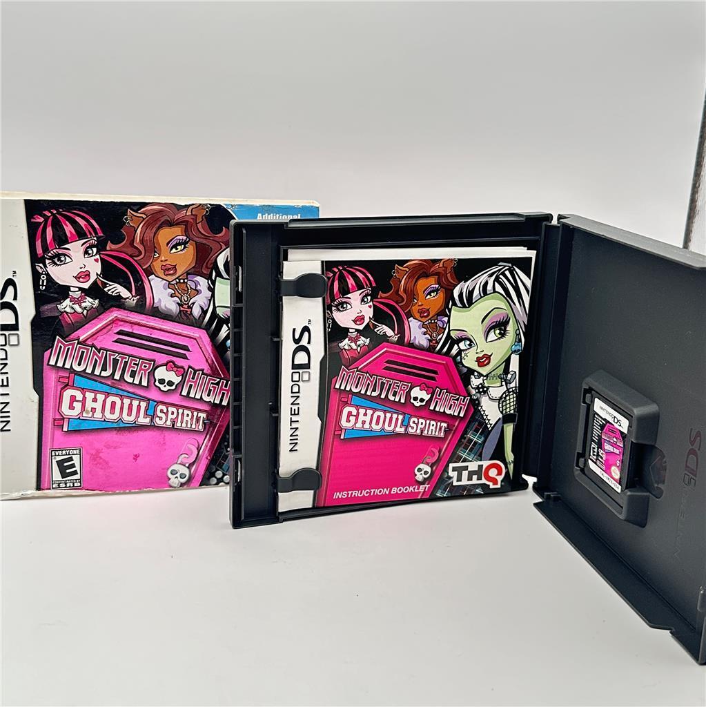 Monster High Ghoul Spirit (Nintendo DS, 2011) CIB With Slip Cover