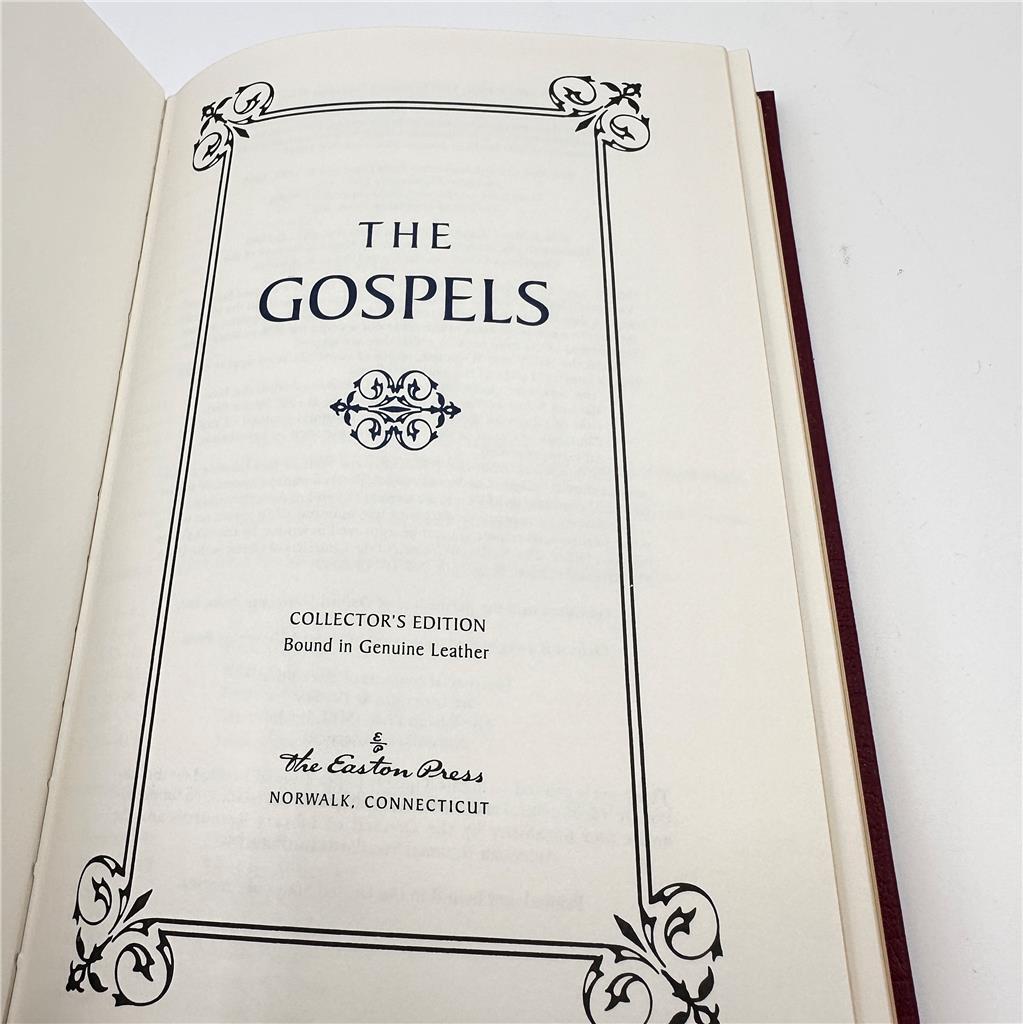 Easton Press - The Gospels - Collector's Ed 1996 - Leather