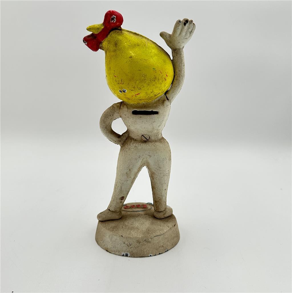 CAST IRON ESSO GIRL "Mrs. Drip" COIN BANK