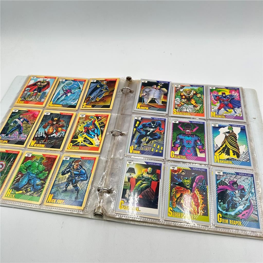 1991 Impel Marvel Comic Cards Set, Missing 1 card + Holos