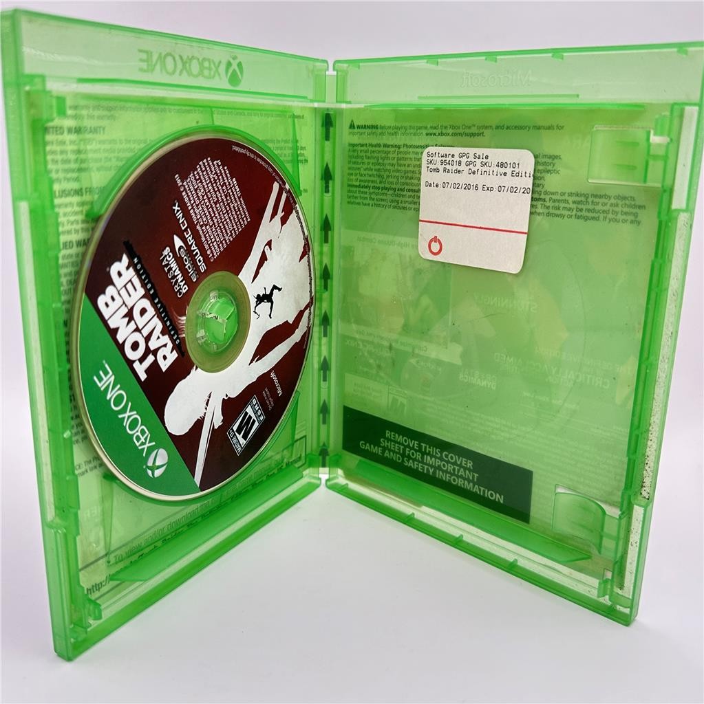 Tomb Raider -- Definitive Edition (Microsoft Xbox One, 2014)