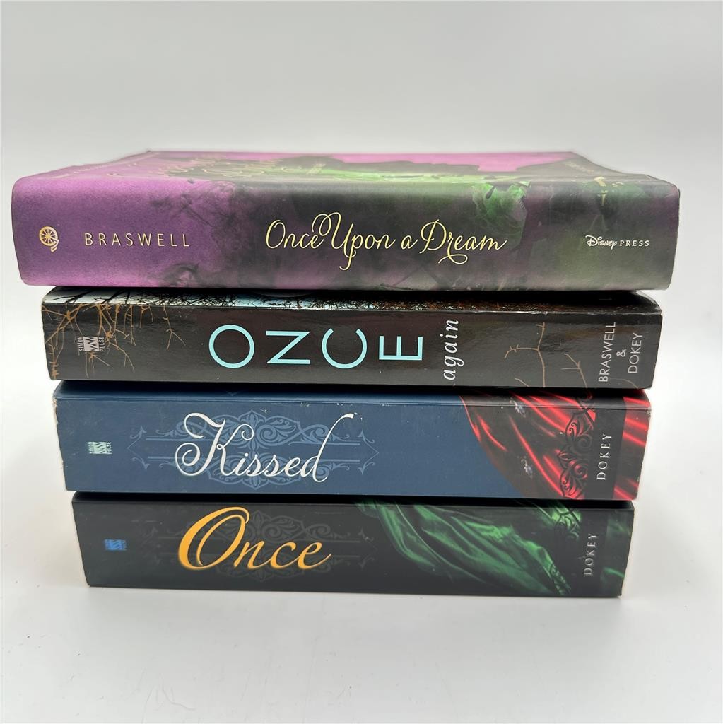 Lot of 4 Books-Once,Once Again, Kissed, Once Upon a Dream  Dokey Braswell