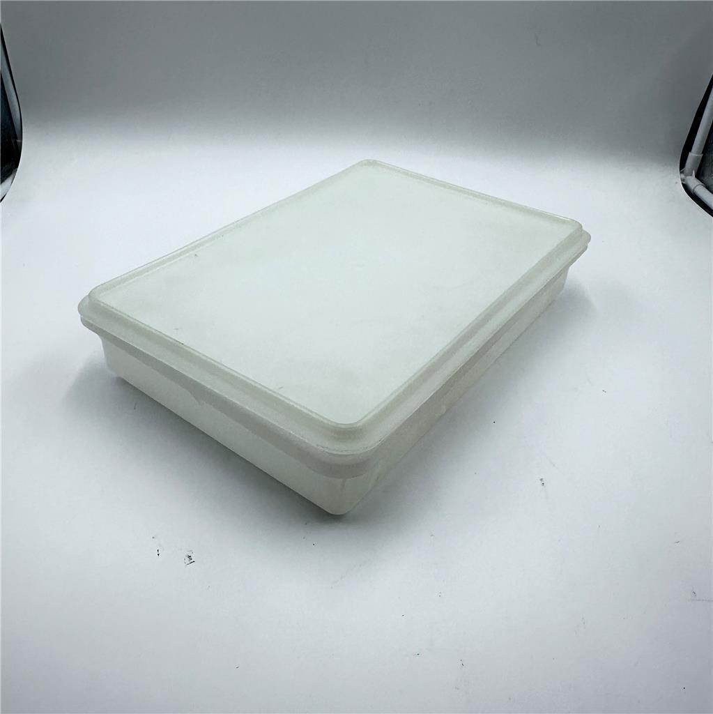 Vintage Tupperware Clear Rectangular Container with Lid