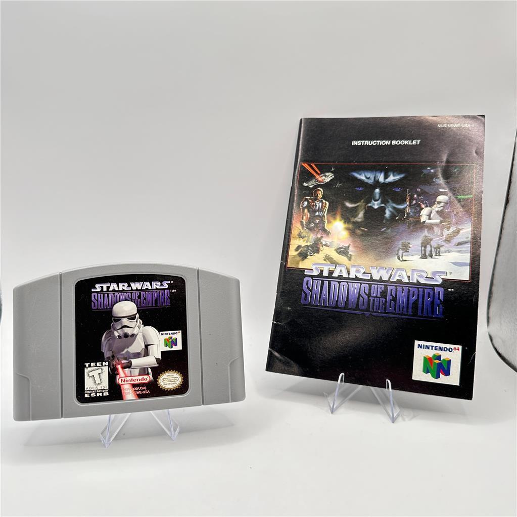 Star Wars: Shadows of the Empire (64, 1996) Game and Manual