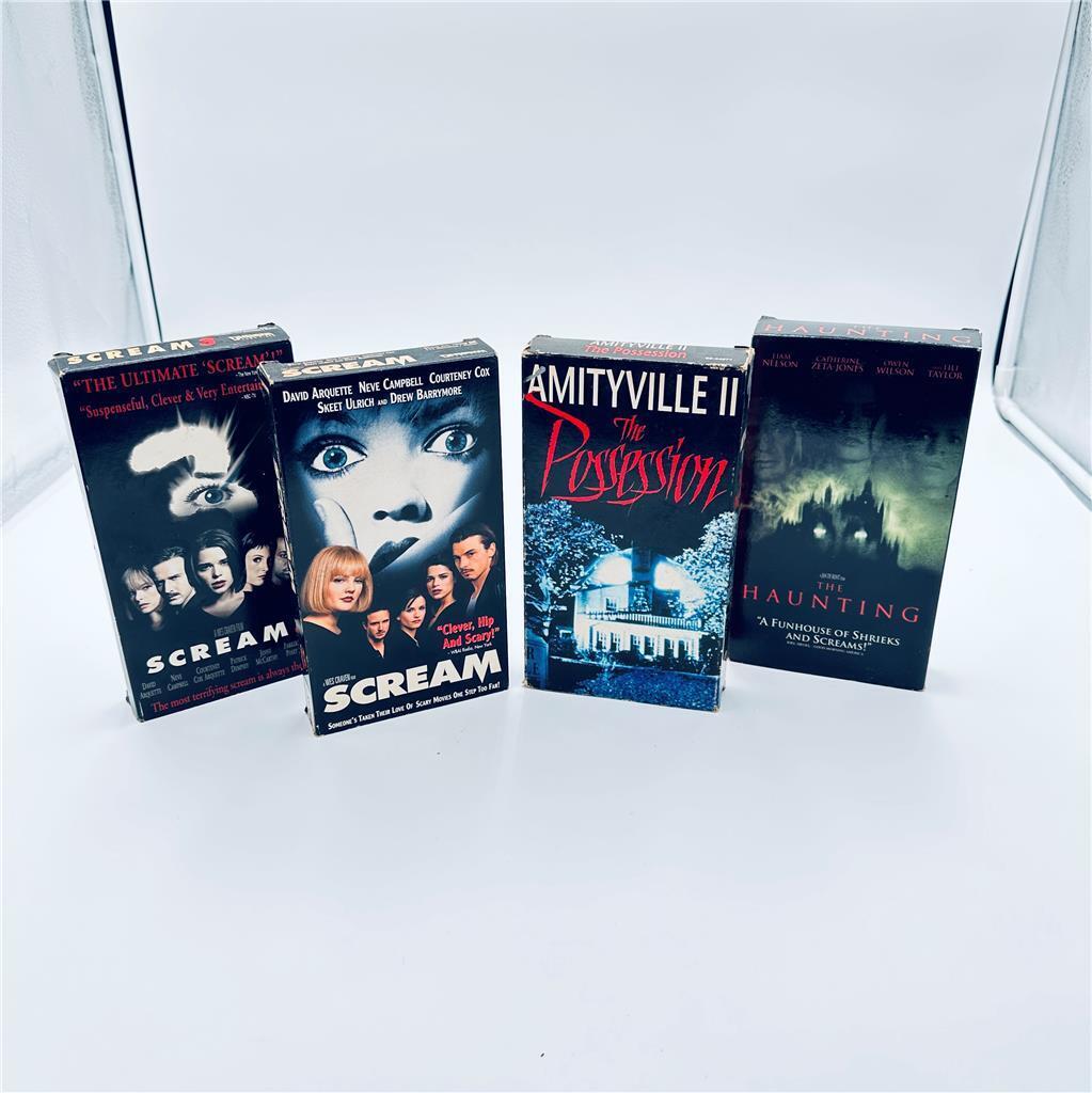 Horror VHS Lot of 4