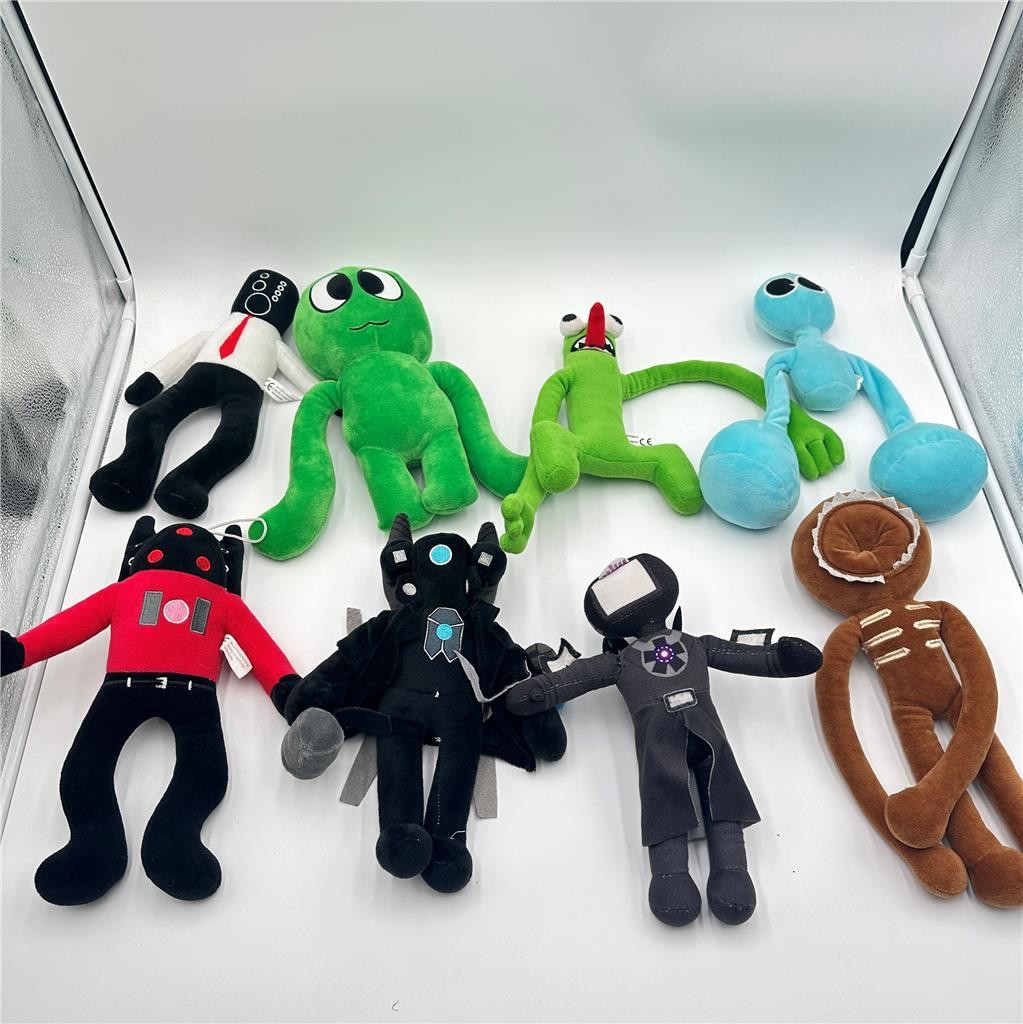 Lot of 8 Rainbow Friends  Monster Plushes Stuffed Animals