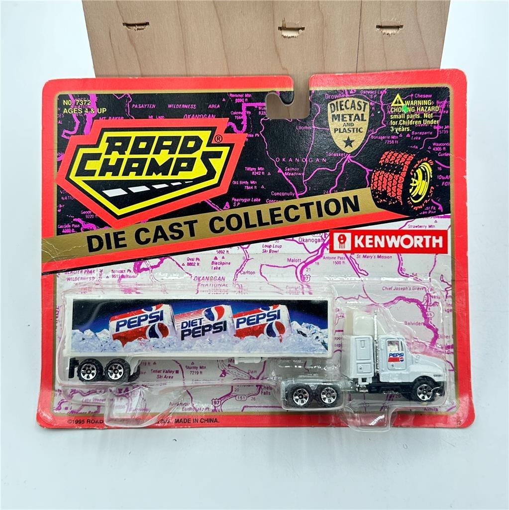 1994 Road Champs Kenworth Truck and Trailer Pepsi Diecast Collection