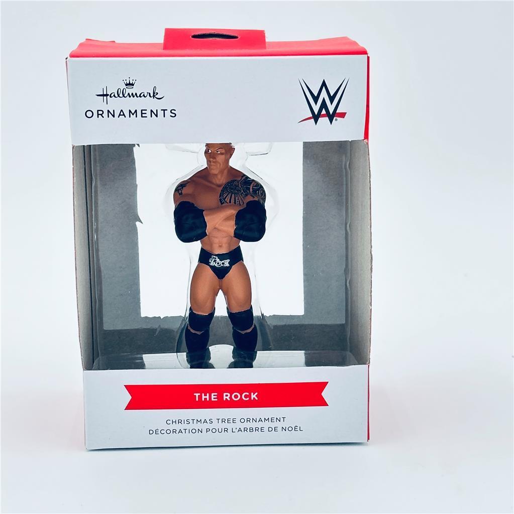 Hallmark WWE The Rock Christmas Ornament