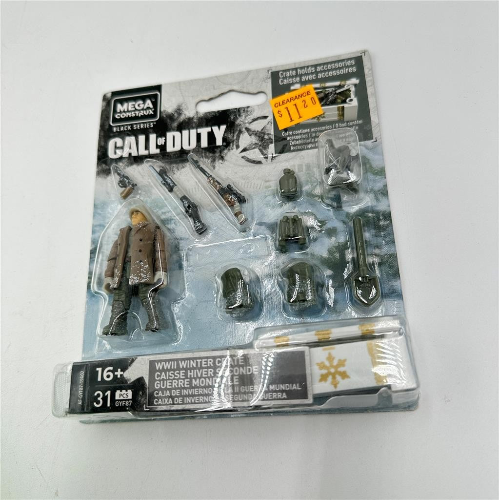 Mega Construx Black Series Call Of Duty WWII Winter Crate NEW